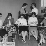 1950s teens at school wearing saddle shoes