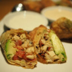 CPK Avocado Club Egg Rolls with Ranch Dressing