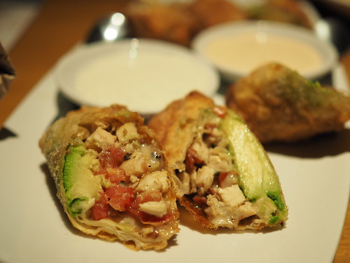 CPK Avocado Club Egg Rolls with Ranch Dressing