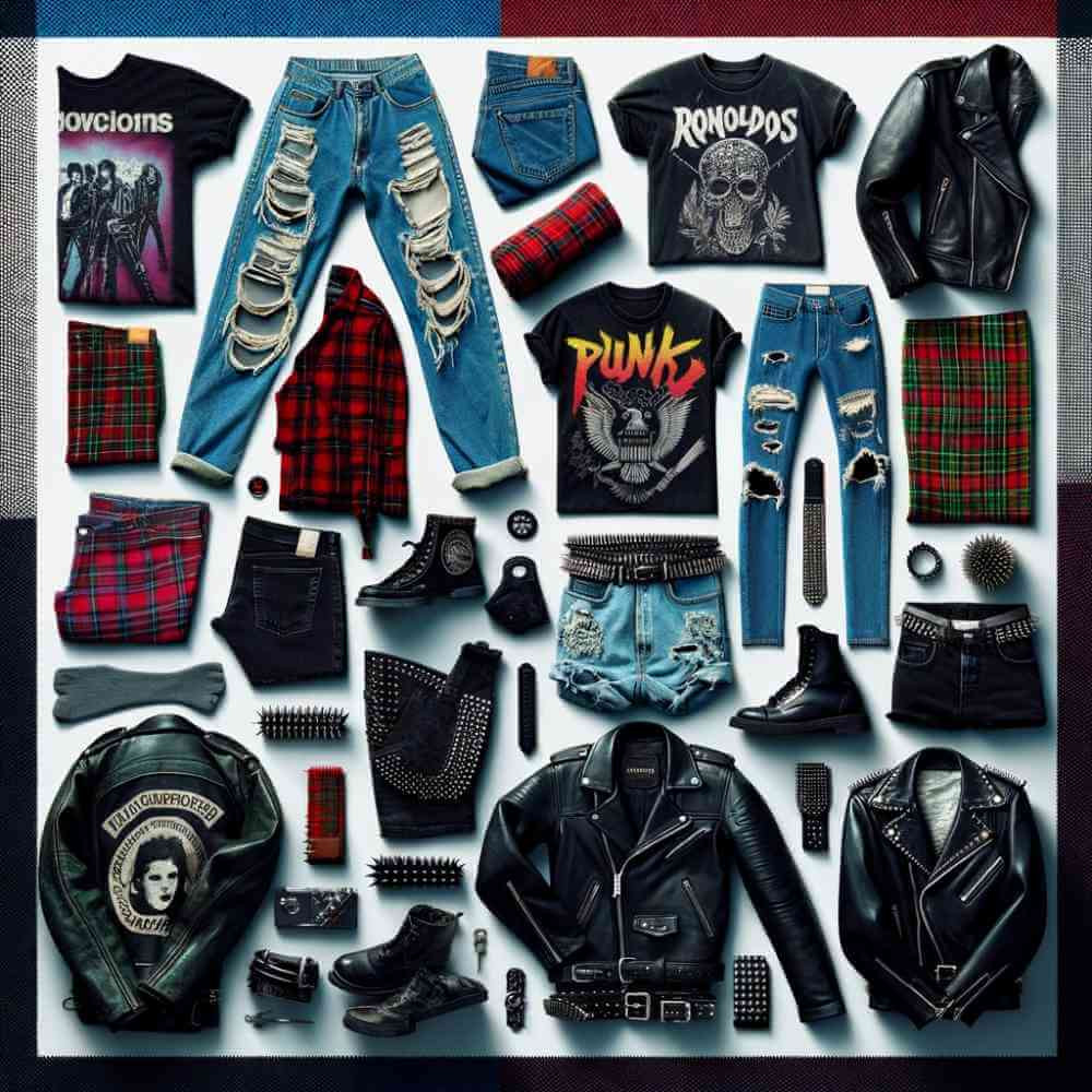 80s Punk Fashion Clothing