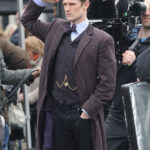 Matt Smith as Doctor Who in a Tweed Waistcoat and Jeans