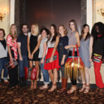 Designers and models at Nude Fashion Week Boston 2013 pose together, highlighting local fashion talent including Susan Troy, Jonathan Joseph Peters, Jess Abernethy, Sarah Prost, Amy Stetkiewicz, and Kent Stetson.