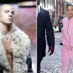 Channing Tatum and Rihanna in Sean John clothing