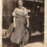 1930s fashion, bias-cut dress with subtle detailing