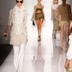 Models walk the runway at a recent Elie Tahari fashion show.