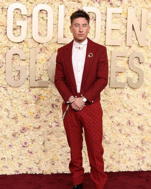 Barry Keoghan at the 2024 Golden Globes