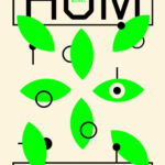 alt text: The book cover of "Hum" by Helen Phillips featuring a woman's face partially obscured by digital noise.