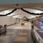 Empty storefront inside Orlando Fashion Square mall in Orlando, Florida.