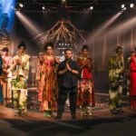 Designer Rohit Bal's grand finale at Lakme Fashion Week showcased his iconic rose motifs and flowing silhouettes.