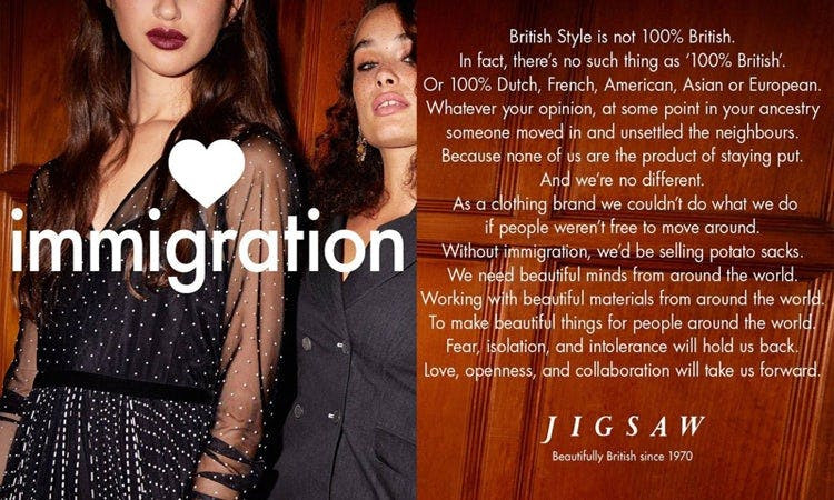 Jigsaw fashion marketing