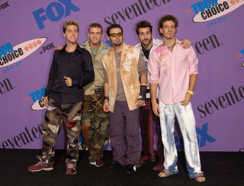 NSYNC Y2K Fashion Men at the 2001 Teen Choice Awards