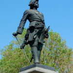 Bronze statue of Peter the Great in Taganrog, Russia