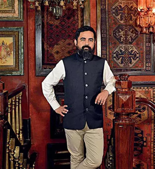 Sabyasachi Mukherjee, a leading Indian fashion designer known for bridal wear.