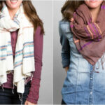 alt text describing image of various scarf styles