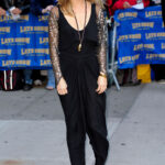 Sienna Miller in draped harem pants in 2009.