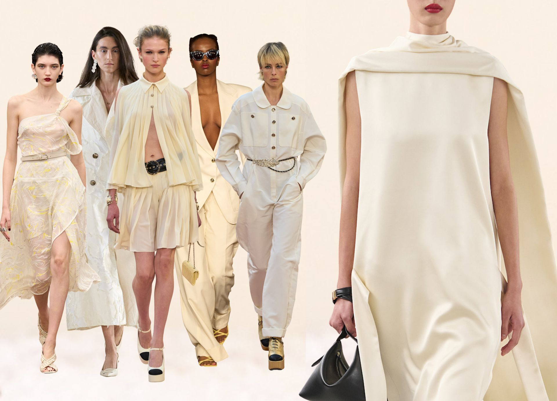 Pale yellow fashion trend 2025