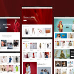 Vastra fashion theme homepage options for men, women and children's fashion.