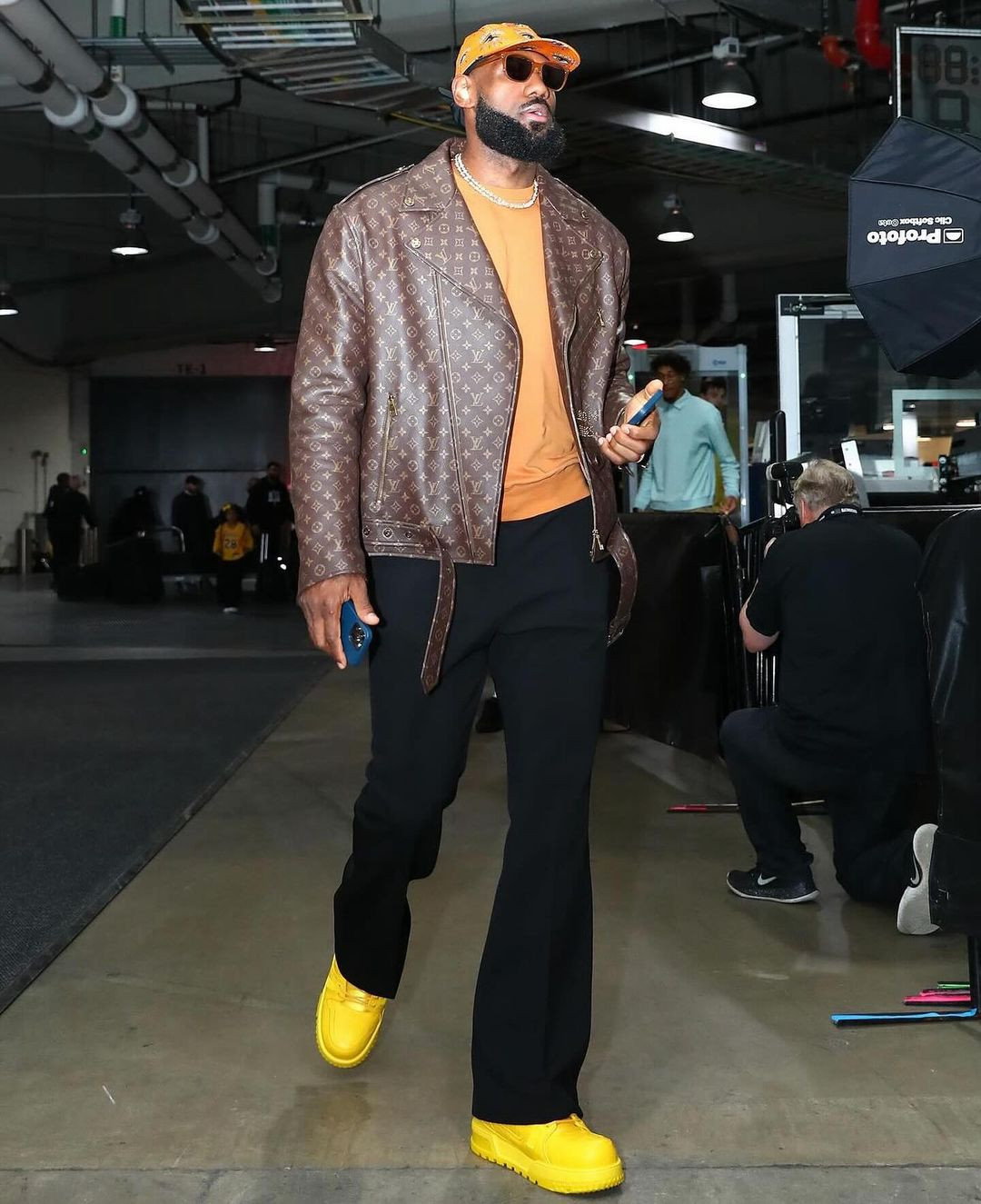 LeBron James in Louis Vuitton