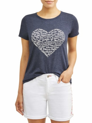 Ellen DeGeneres Heart States Crew Neck Tee