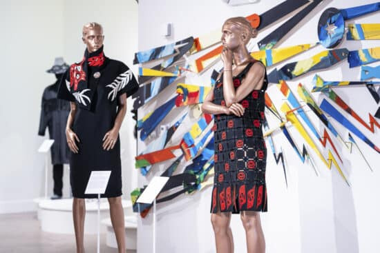 Designer using natural dyes to create sustainable fashion garments