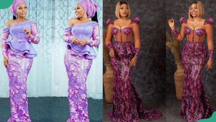 Man in Nigerian lace Agbada with intricate embroidery