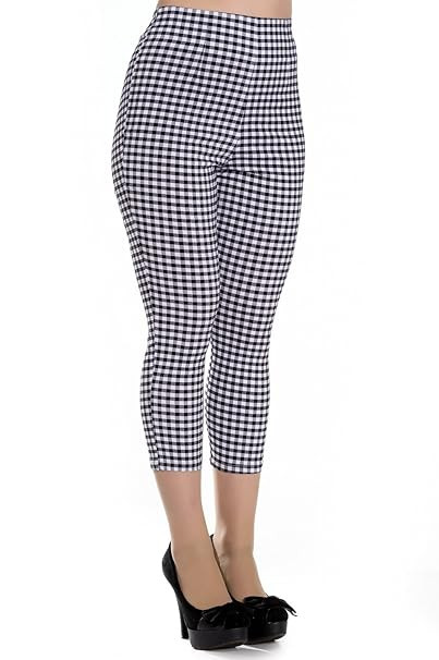 1950s Pants: Cigarette, Capri, Jeans Fashion History Hell Bunny Judy Capri Trousers AT vintagedancer.com