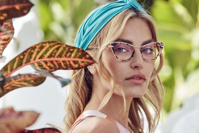 vint and york audrey cat eye metal and acetate cat eye glasses frames