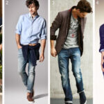 Teenage boy in casual clothes