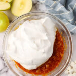 Cool Whip blended smoothly into pudding and pineapple