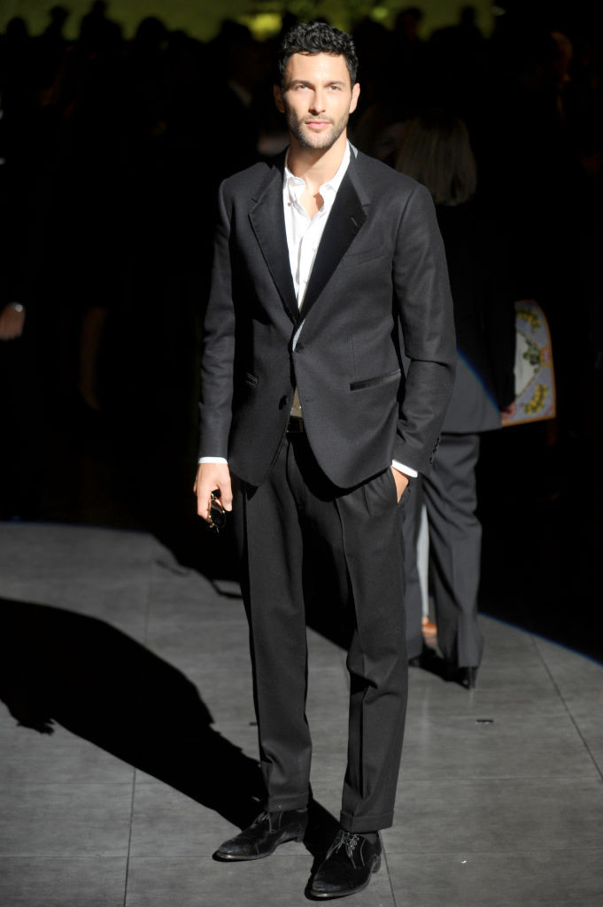 Noah Mills attends attends Dolce & Gabbana