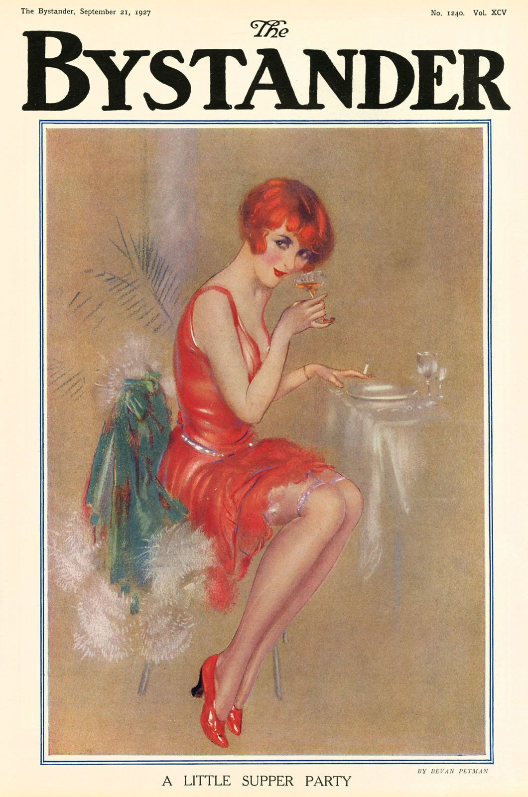 Flapper dress painting