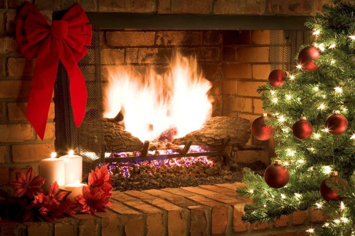 Handmade Christmas gifts showcasing knit scarves, soaps, and decorated boxes.