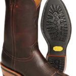 Western cowboy work boots.