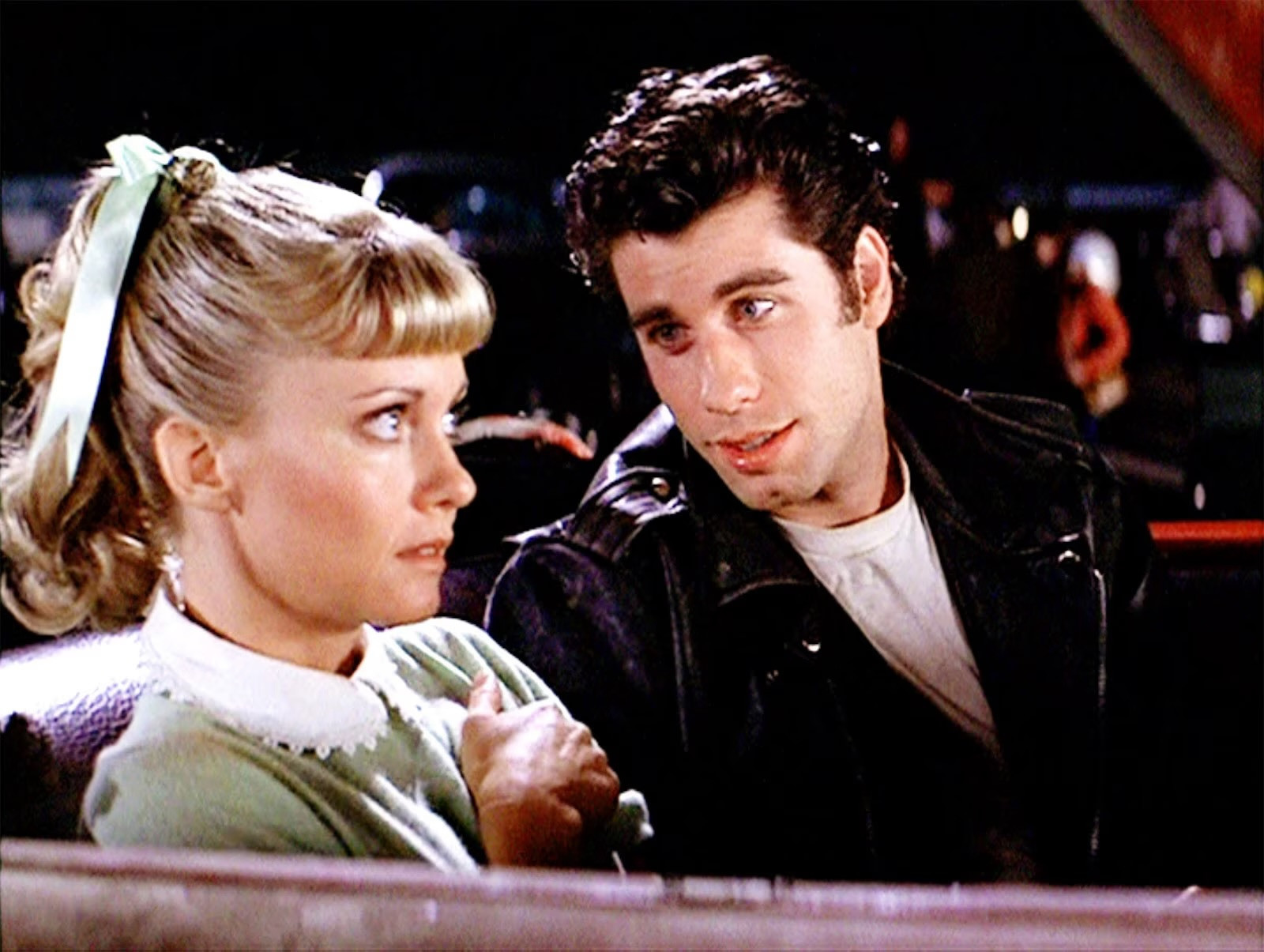 Olivia Newton-John and John Travolta in
