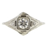 Victorian Wedding Ring with Intricate Detailing