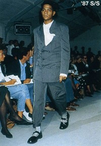 Jean-Michel Basquiat at Comme des Garçons SS87