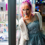 pastel pink hair, pastel hairstyle