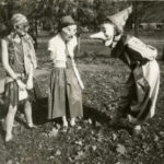 People celebrating Halloween in Ohio in 1929