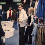 Man in 1970s fitting a jacket