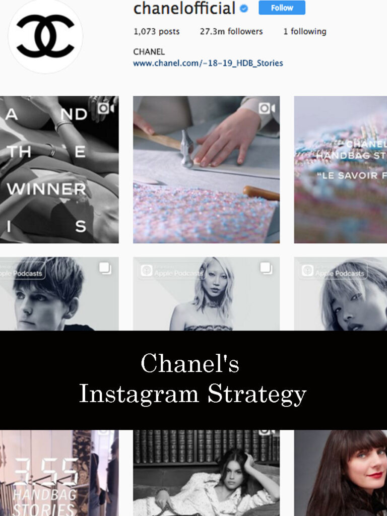 Chanel's Instagram feed