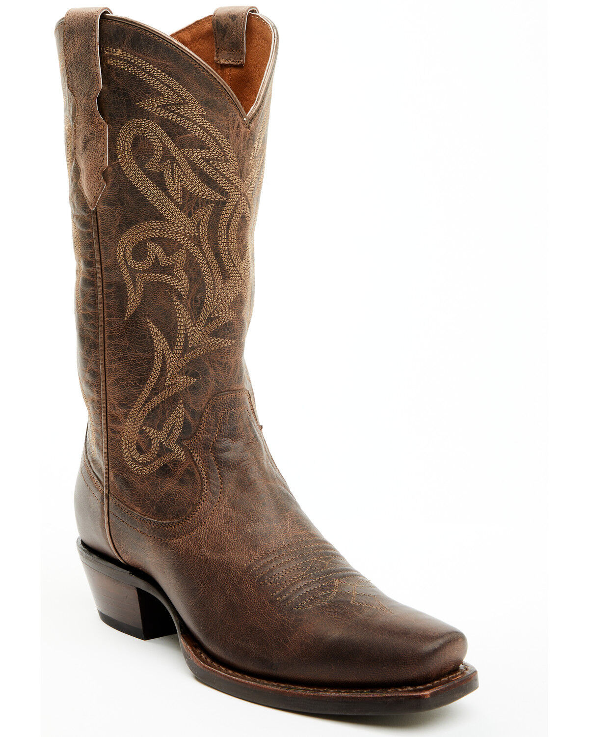 woman in jeans and western boots