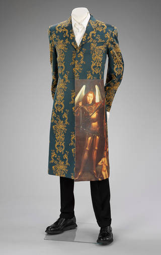 Alexander McQueen Suit from Autumn/Winter 1997 collection, featuring sharp tailoring and unconventional details