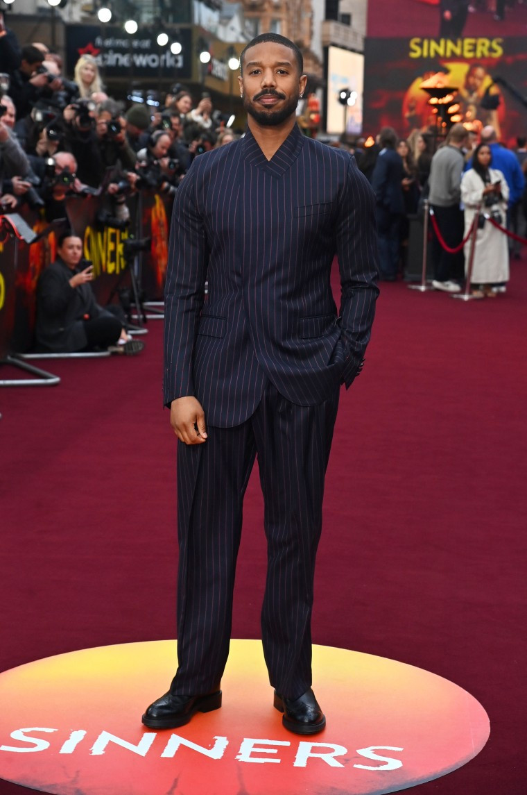 Michael B. Jordan at the European premiere of