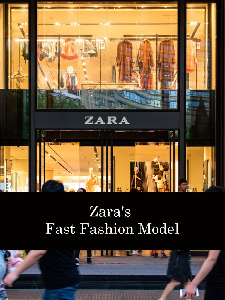 Zara's fast fashion display