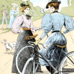 Bicycling; The Ladies of the Wheel by François Courboin, 1896