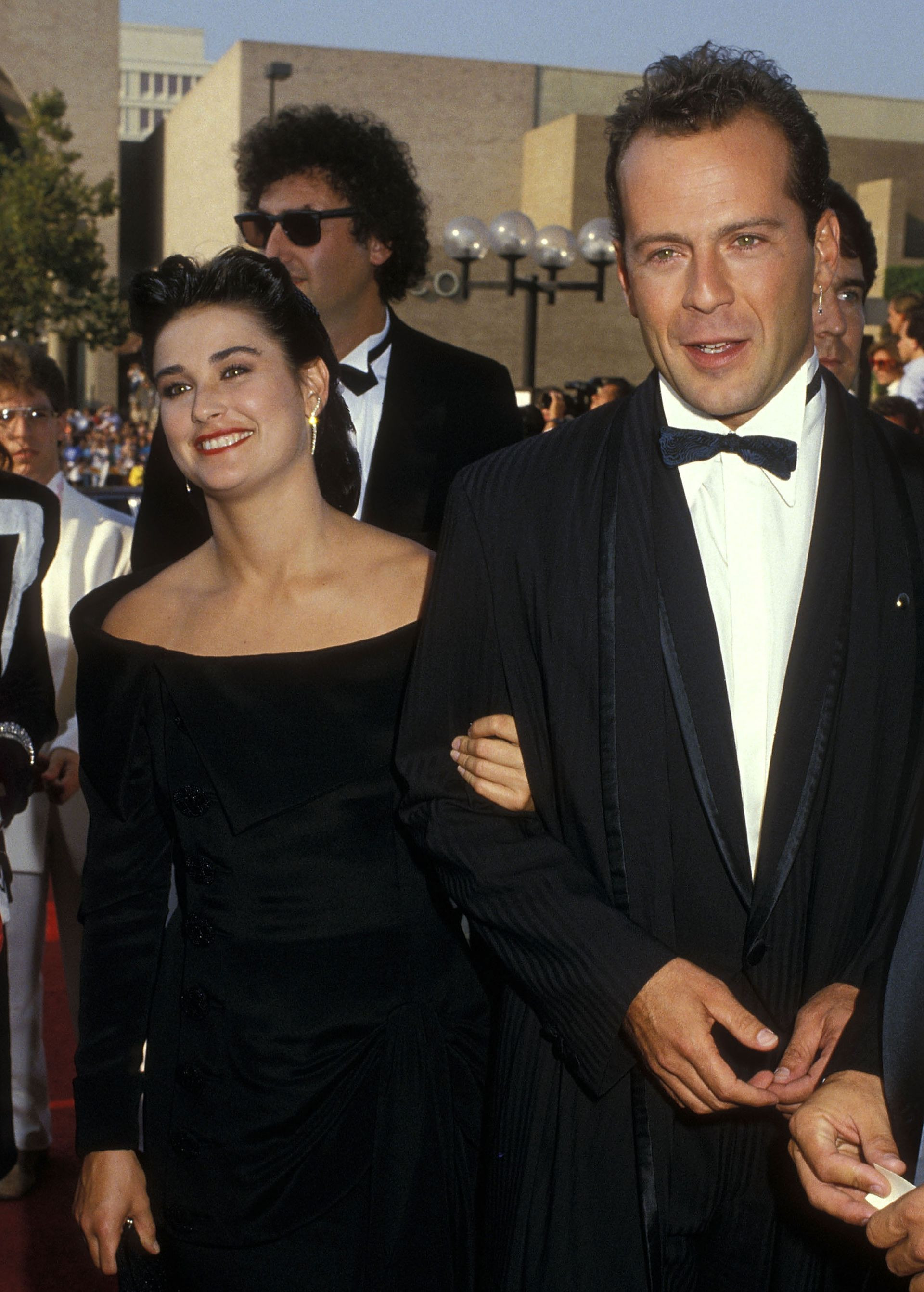 Demi Moore and Bruce Willis in the 80s