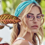 Audrey cat eye metal and acetate glasses frames offering a striking balance of boldness and classic femininity, ultra-chic cat eye eyeglasses featuring a refined silhouette crafted from lightweight, high-quality metal and glossy acetate