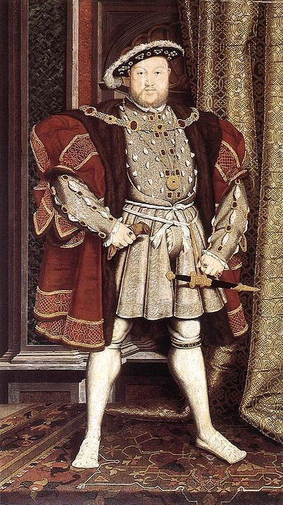 Henry VIII in ornate doublet and jerkin