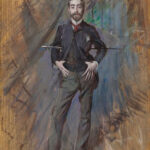 An 1890 portrait of painter John Singer Sargent, showcasing the decade's long and lean silhouette, embodies 1890s fashion mens.