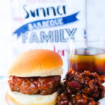 Classic BBQ Hamburger with Cheddar, Lettuce, and Tomato